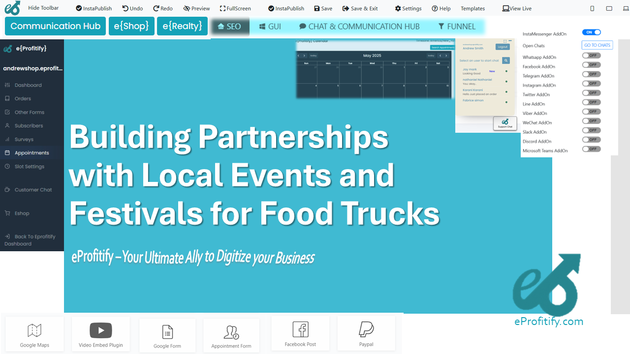 Building Partnerships with Local Events and Festivals for Food Trucks